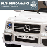 Mercedes Benz AMG G65 Licensed Kids Ride On Car Remote Control White