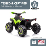Kahuna GTS99 Kids Toy Electric Ride On Quad Bike Toy ATV 50W - Green - Extra Image