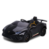 Lamborghini Performante Kids Electric Ride On Car Black