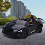 Lamborghini Performante Kids Electric Ride On Car Black