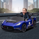 Kahuna Maserati MC20 GT2 Licensed Electric Kids Ride On Race Car Blue - Extra Image