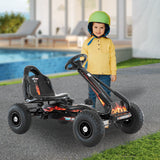 Kahuna G95 Kids Ride On Pedal-Powered Go Kart - Black
