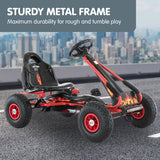 Kahuna G95 Kids Ride On Pedal-Powered Go Kart  - Red - Extra Image