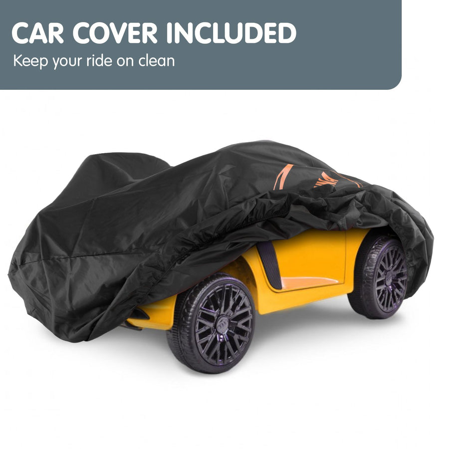 R8 Spyder Audi Licensed Kids Electric Ride On Car Yellow