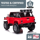 Licensed Toyota FJ-40 Electric Kids Ride On Car by Kahuna - Red - Extra Image