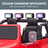 Licensed Toyota FJ-40 Electric Kids Ride On Car by Kahuna - Red - Rear View