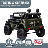 Authorised Toyota FJ Cruiser Kids Electric Ride On Car - Green - Extra Image