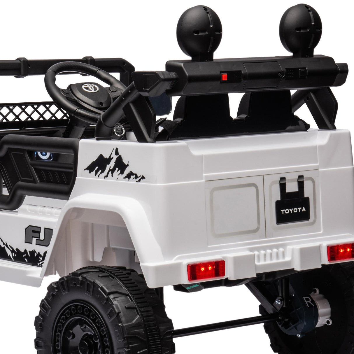 Authorized Toyota Kids Ride-on FJ Cruiser J2099 - White
