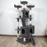 Furtastic 170cm Cat Tree Scratching Post - Dark Grey - Extra Image