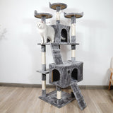 Furtastic 170cm Cat Tree Scratching Post - Silver Grey - Extra Image
