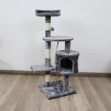Furtastic 110cm Cat Tree Scratching Post - Silver Grey - Extra Image