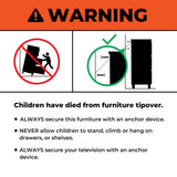 Stacked Glass Display Cabinet Lockable Collections Storage 2 Tier Shelf 2 Door - Low Angle