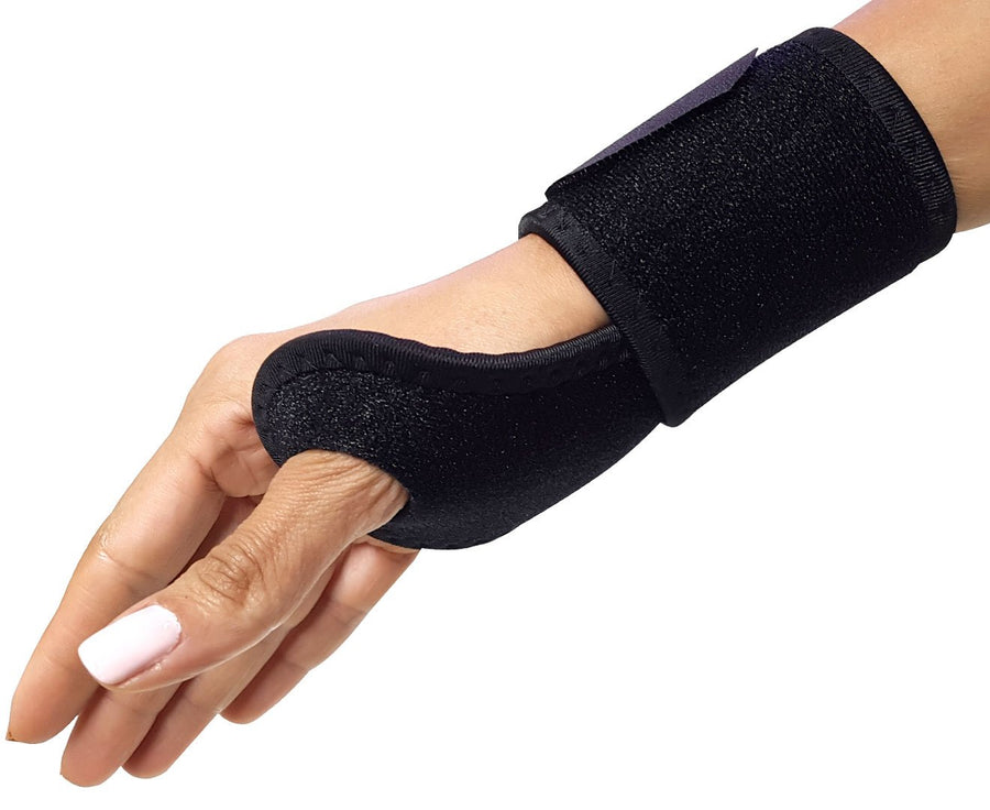 Wrist sports injury compression support