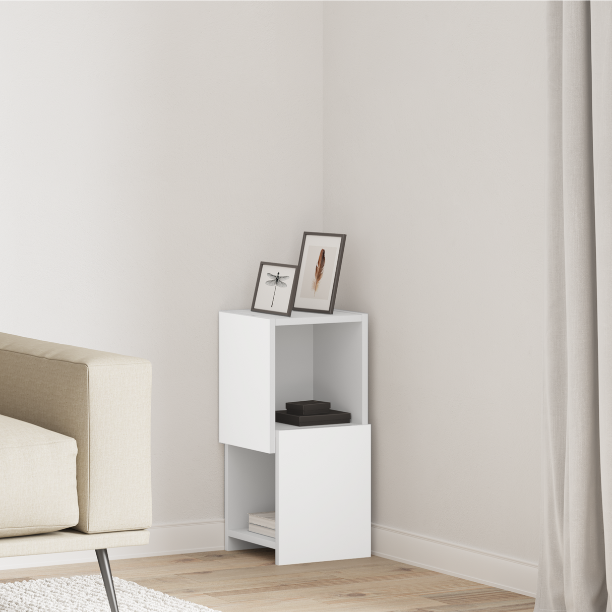 Corner Cabinet 25,5x25x55cm Engineered Wood