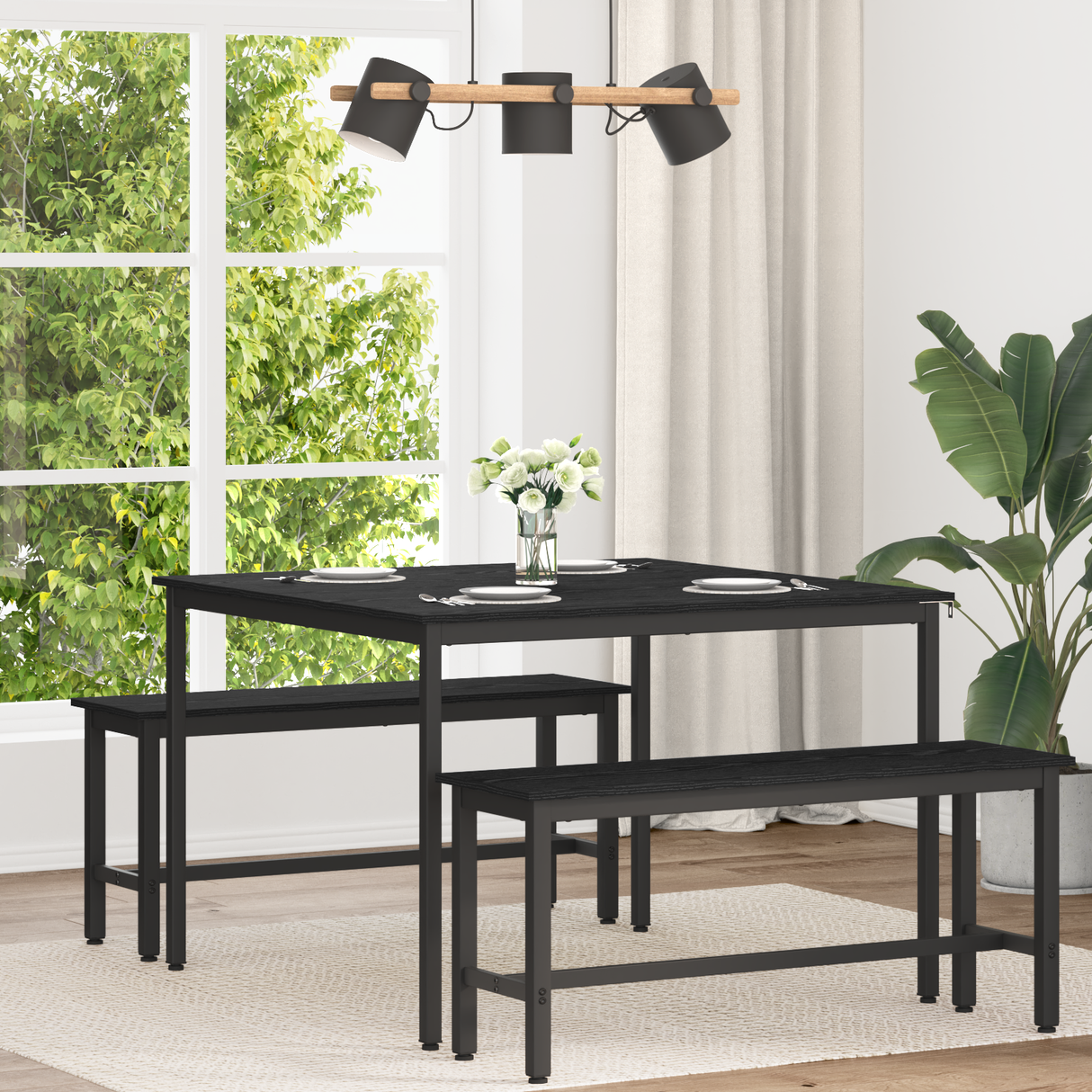 Dining Tables 110 x 110 x 75 cm METAL