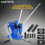 Kartrite Bench Mounted Chainsaw Chain Breaker and Joiner - Side View