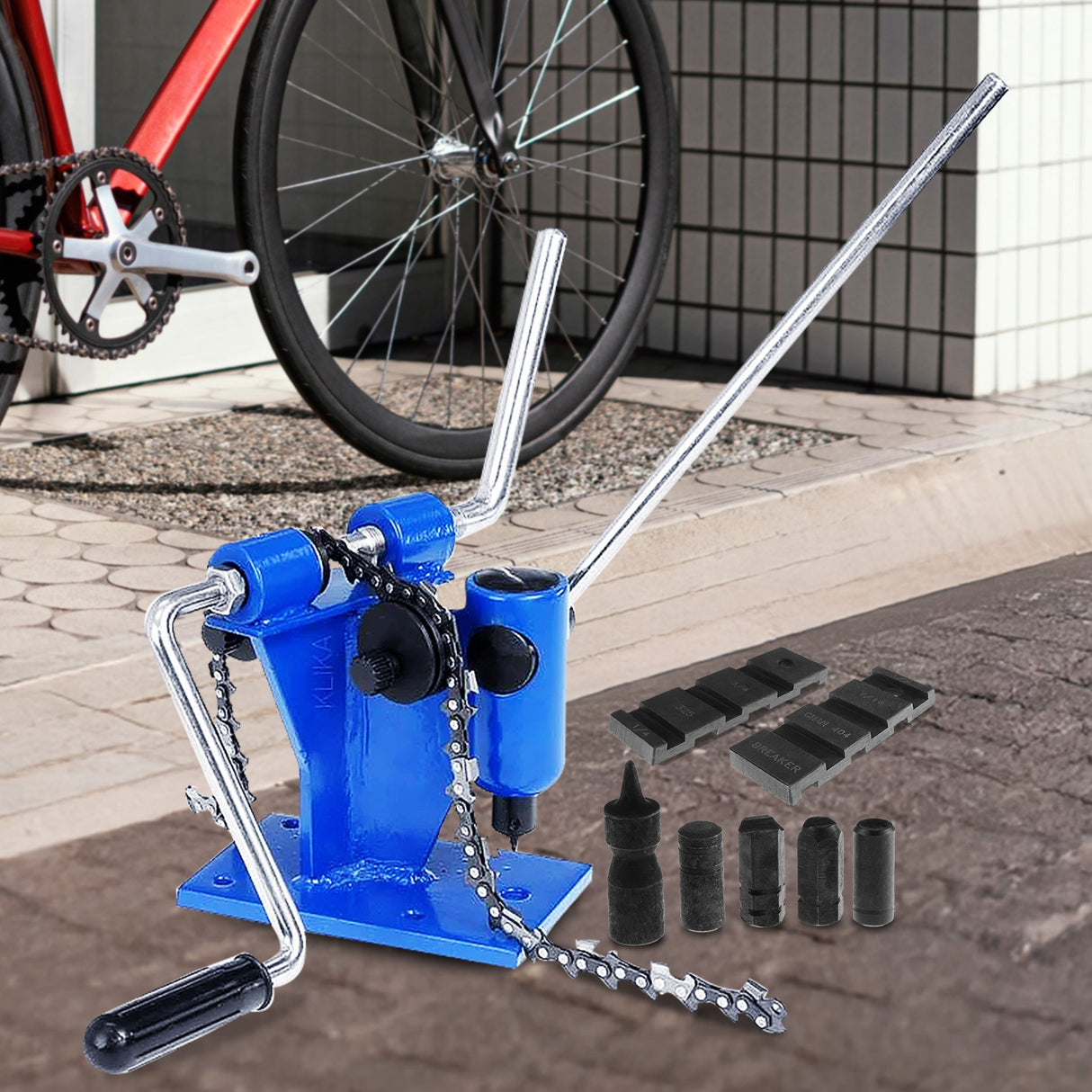 Kartrite Bench Mounted Chainsaw Chain Breaker and Joiner