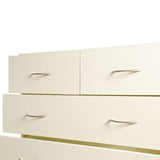 Sarantino Tallboy Dresser 6 Chest Of Drawers Cabinet 85 x 39.5 x 105cm in White - Extra Image