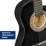 Karrera Childrens 34in Acoustic Guitar Kids - Black