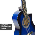Karrera Childrens 34in Acoustic Guitar Kids - Blue