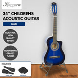 Karrera Childrens 34in Acoustic Guitar Kids - Blue