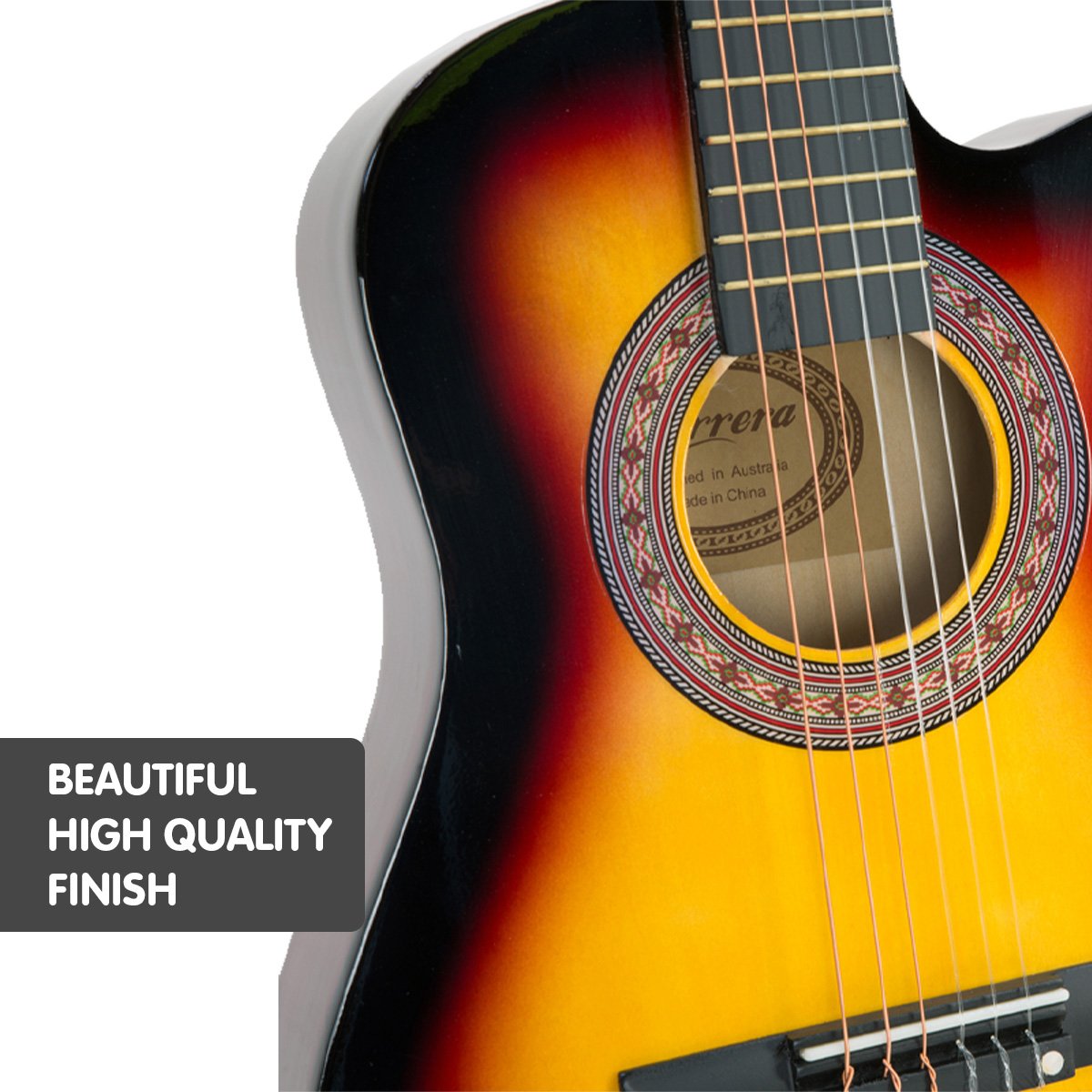 Karrera Childrens 34in Acoustic Guitar Kids - Sunburst