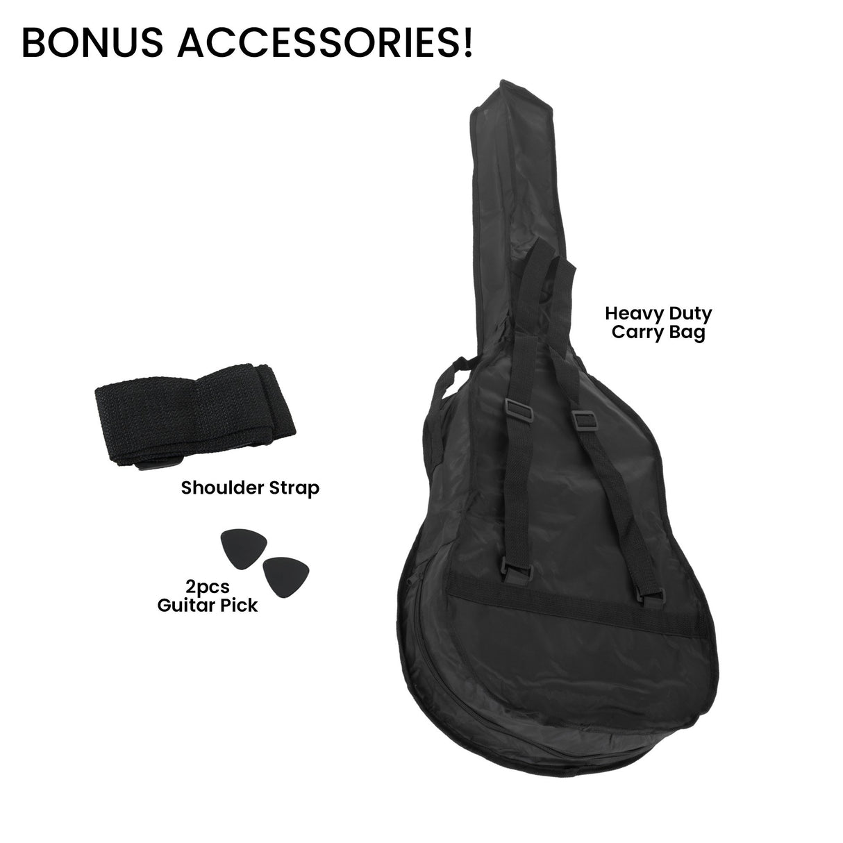 Karrera 38in Cutaway Acoustic Guitar with Carry Bag - Pink