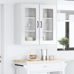 Dishwasher Panel Kalmar 2 pcs High Gloss White Engineered Wood