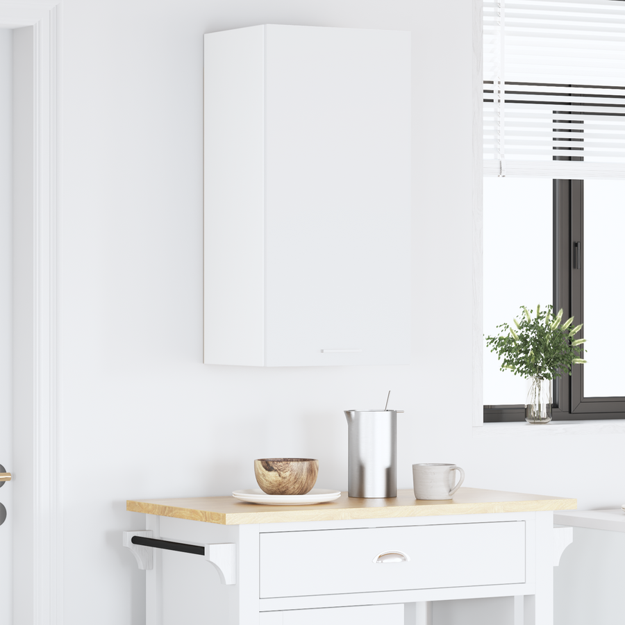Hanging Cabinet White 40 x 31 x 80 cm Engineered Wood