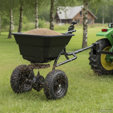 Spreader Black 53 x 108 x 74 cm PVC and Steel - Front View