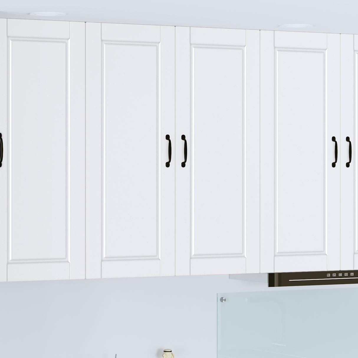 Wall Cabinet PORTO White 80 x 31 x 100 cm Engineered Wood