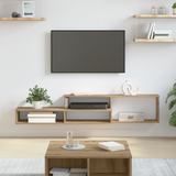 WallTVStand 150x25x28,5cm Engineered Wood - Side View