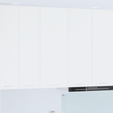 Hanging Cabinet White 40 x 31 x 100 cm Engineered Wood - Side View