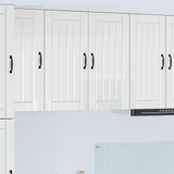 Wall Cabinet LUCCA High Gloss White 80 x 31 x 80 cm - Side View