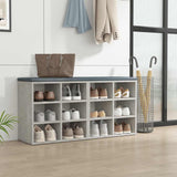 Shoe Cabinets 2 pcs Concrete Grey 52.5x30x50 cm - Side View