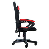 Sarantino Antre Kids Study Gaming Chair Black Red Computer Seat Adjustable Height Ergonomic Bac