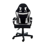 Sarantino Antre Kids Study Gaming Chair Black White Computer Seat Adjustable Height Ergonomic S