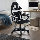 Sarantino Antre Kids Study Gaming Chair Black White Computer Seat Adjustable Height Ergonomic S - Extra Image