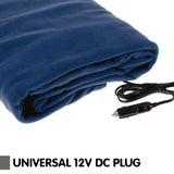 Laura Hill Heated Electric Car Blanket 150x110cm 12V - Navy Blue - Extra Image