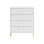 Sarantino Rocco Chest of Drawers in White