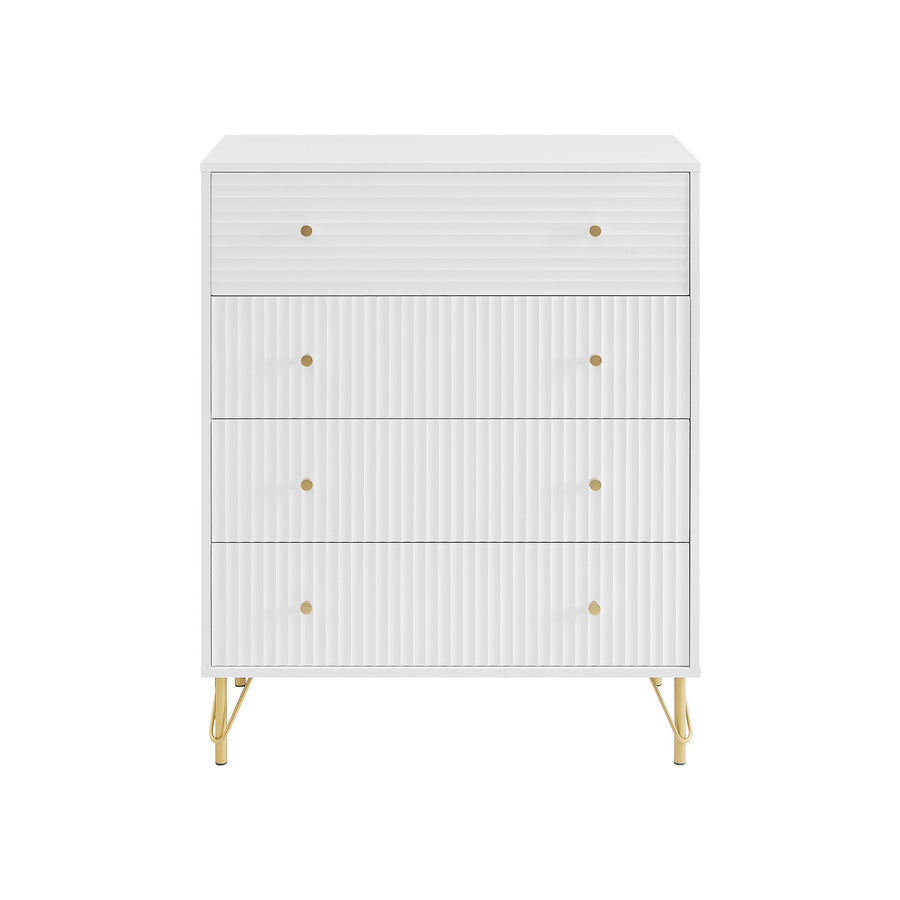Sarantino Rocco Chest of Drawers in White