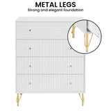 Sarantino Rocco Chest of Drawers in White