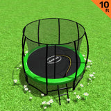 Kahuna 10 ft Trampoline - Green