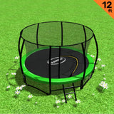 Kahuna 12 ft Trampoline - Green