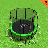 Kahuna Trampoline 8 ft Outdoor Round - Green