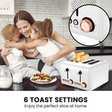 Pronti Toaster, Kettle & Coffee Machine Breakfast Set - White - Extra Image