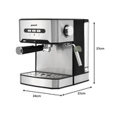 Pronti 1.6L Automatic Coffee Espresso Machine with Steam Frother - Extra Image