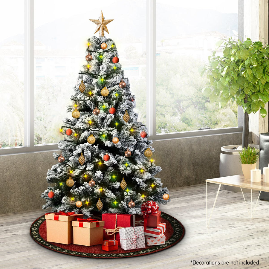 Christabelle Snow-Tipped Snowflocked Artificial Christmas Tree 1.8m - 850 Tips