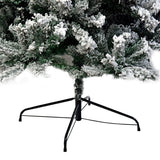 Christabelle Snow-Tipped Snowflocked Artificial Christmas Tree 2.4m 1500 Tips - Close-Up Angle