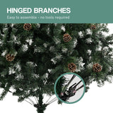 Christabelle 2.4m Pre Lit LED Christmas Tree with Pine Cones - Extra Image